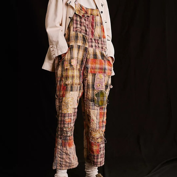 Magnolia Pearl Denim - Magnolia Pearl Artisan Patched Overalls